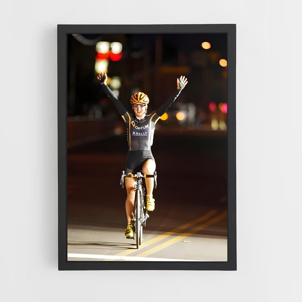 Poster Nuit Cycliste – affiche Cyclisme (vue 2)